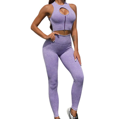 Vrouwelijke Gym Outfit Comfortabel en Stijlvol Sportkleding
