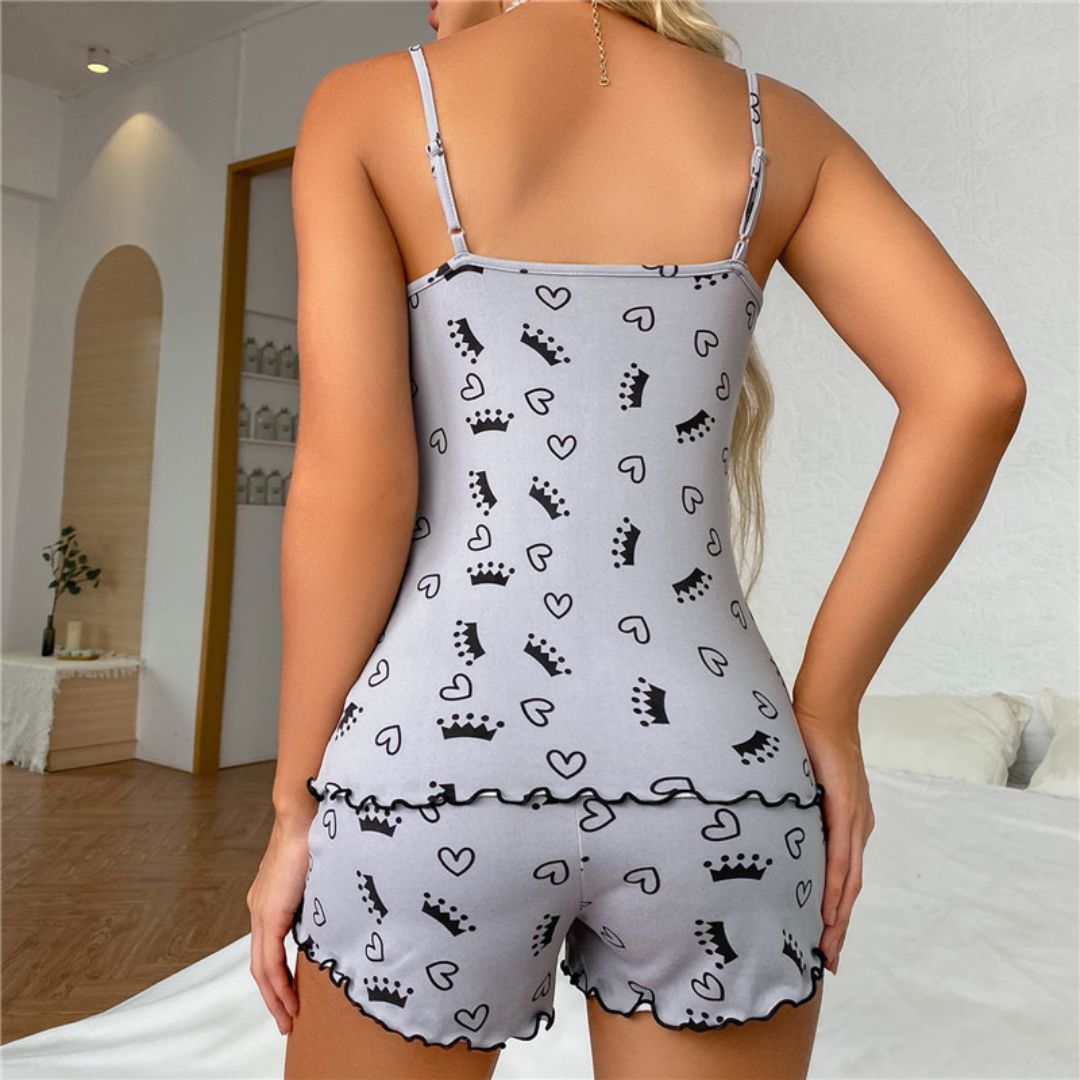 Mouwloze Vrouwen Pyjama Comfortabel Zomer Nacht