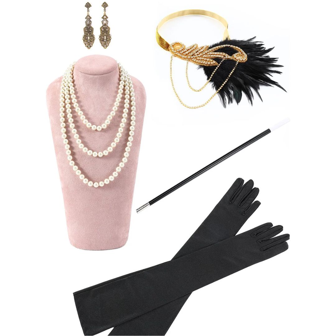 Jaren 20 Verkleedset Klassieke Stijl - Mode Vibes