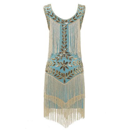 Feestelijke Jurk Gatsby Stijl Vrouwelijk Elegant