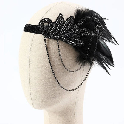 Glamour Jaren 20 Accessoires Set Zwart