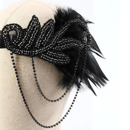 Glamour Jaren 20 Accessoires Set Zwart