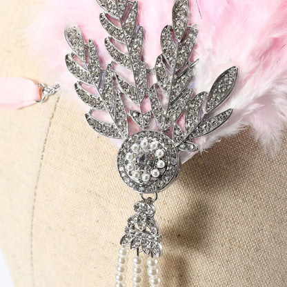 Stijlvolle Veren Hoofdband Vintage Look