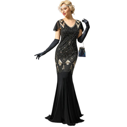 Retro Jurk 20s Stijl Glamoureus Dameskleding - Mode Vibes