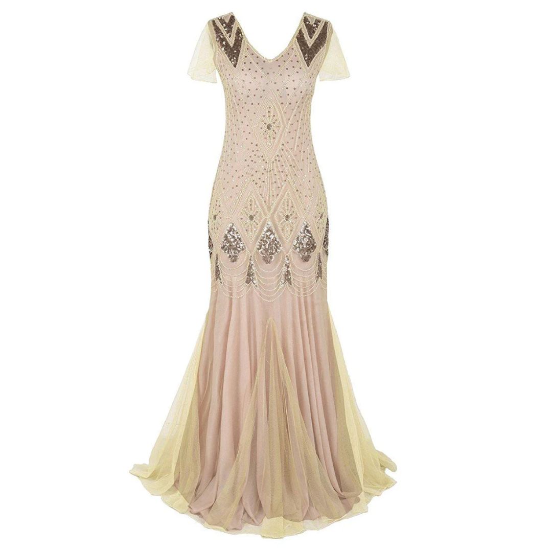 Retro Jurk 20s Stijl Glamoureus Dameskleding