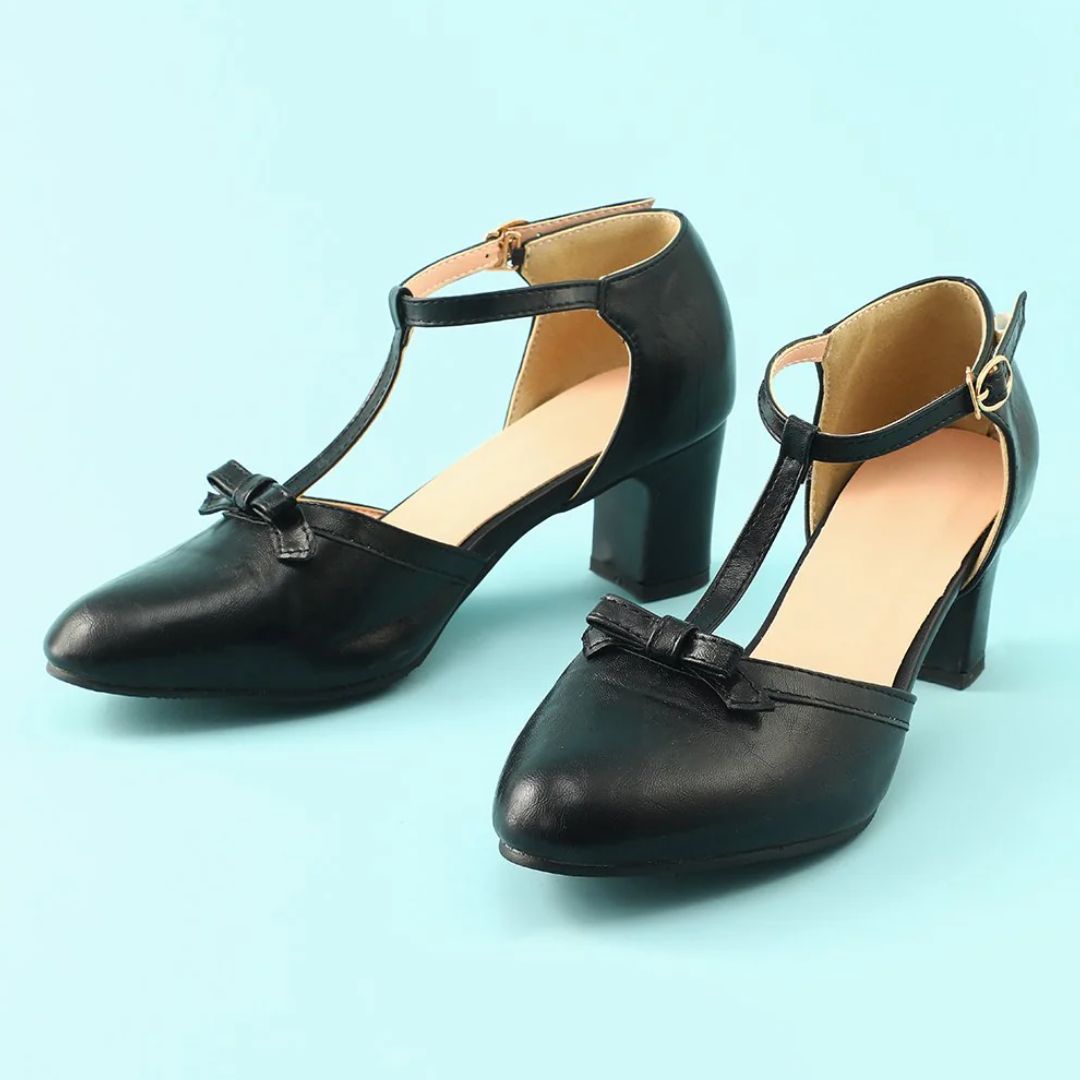 Stijlvolle Leer Schoenen voor Vrouw - Mode Vibes