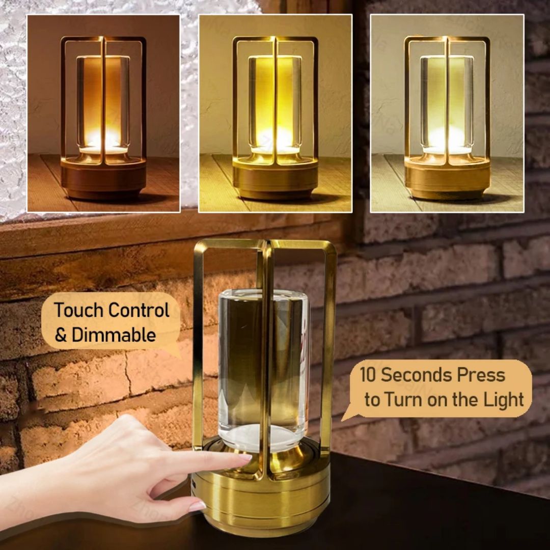 LED Bureaulamp Retro Metalen Design met Dimfunctie
