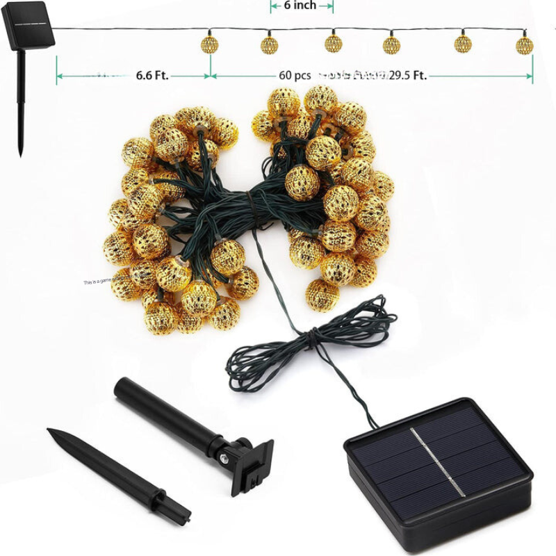 Solar Lichtslingers Waterdicht Marokkaans Design