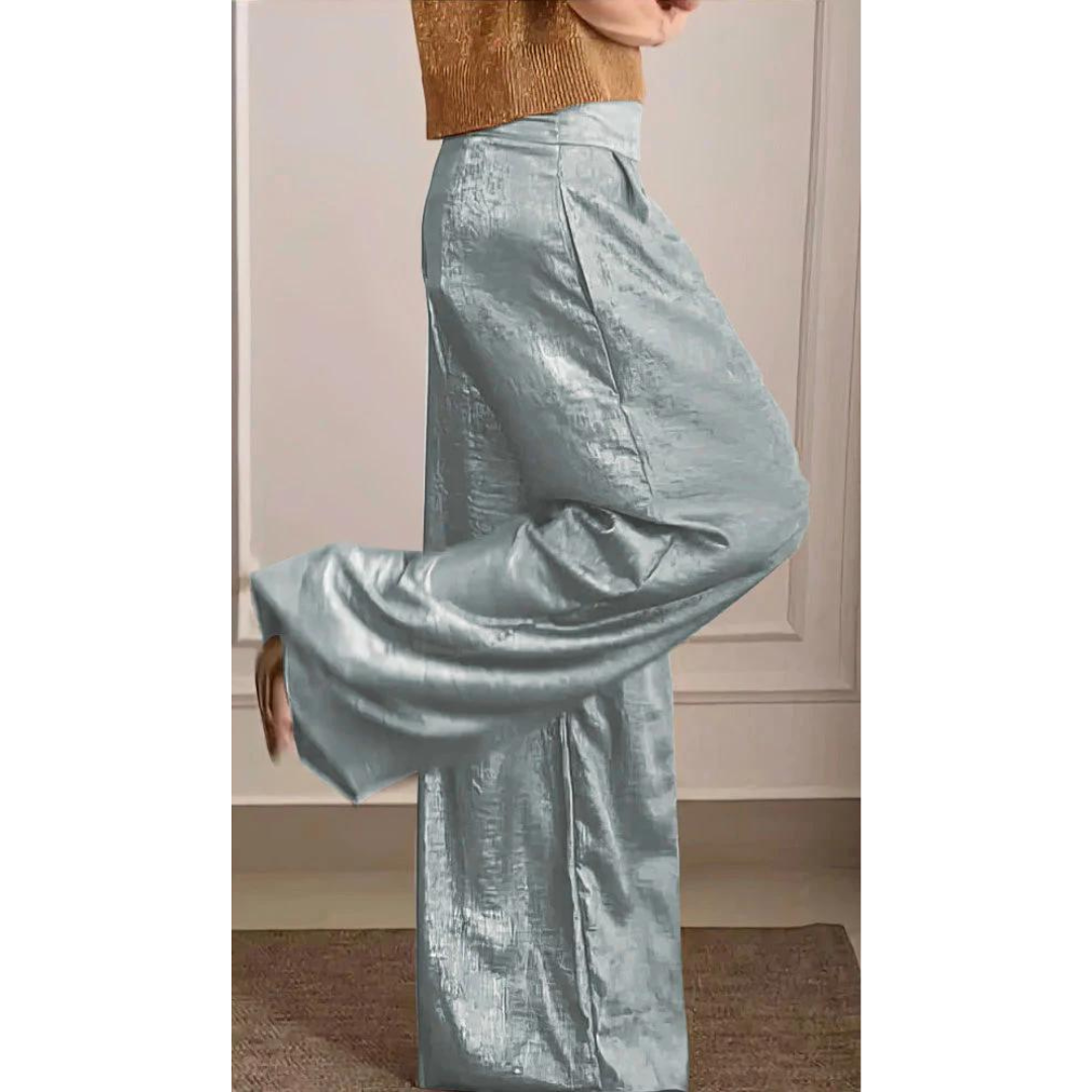 Dames Set Top en Broek Elegante Hoge Taille Collectie