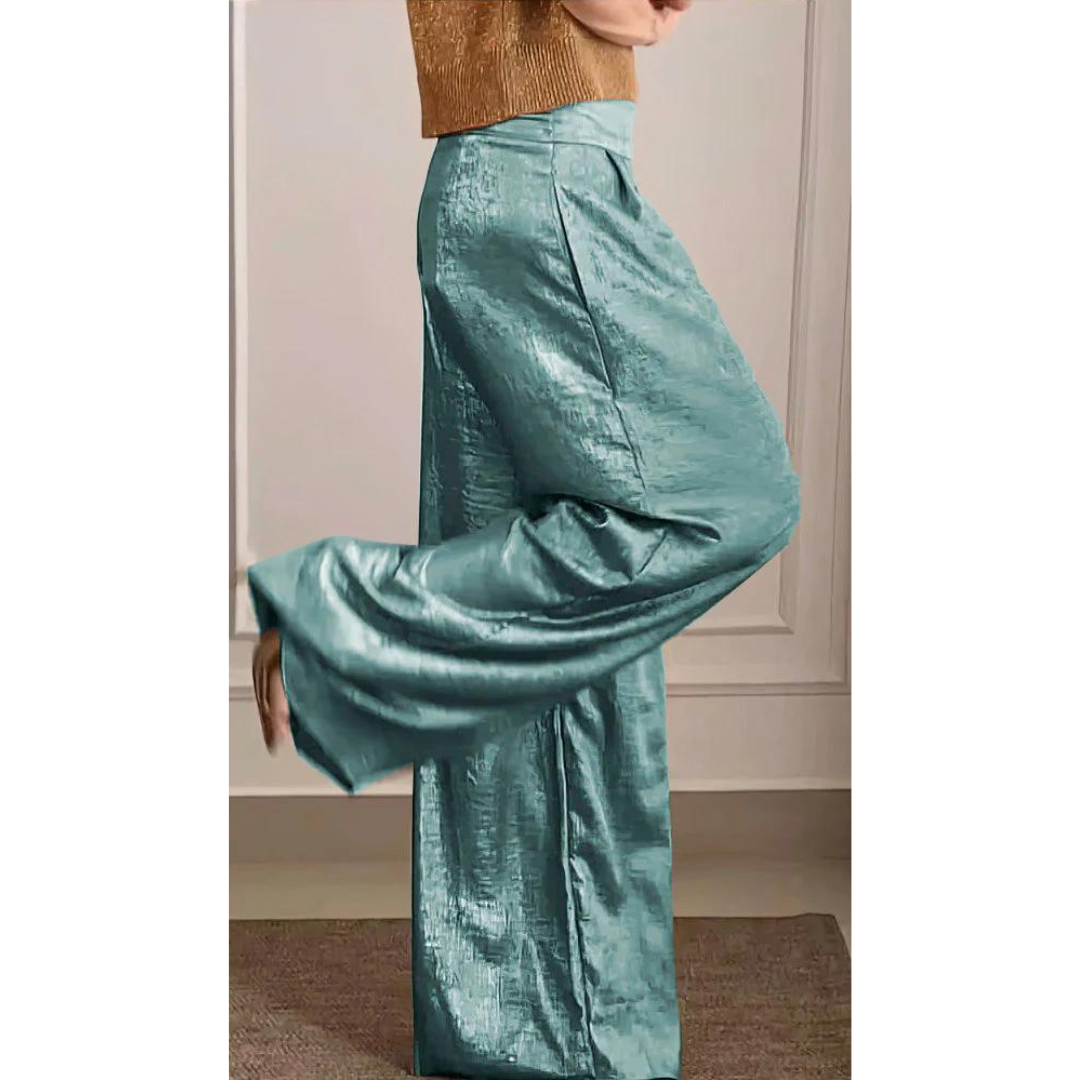 Dames Set Top en Broek Elegante Hoge Taille Collectie