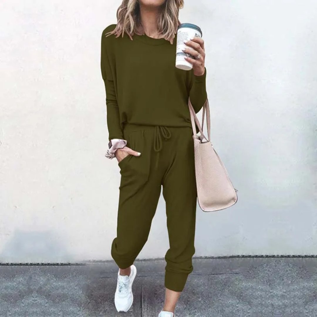 Dames Trainingspak Oversized Sportief Comfortabel