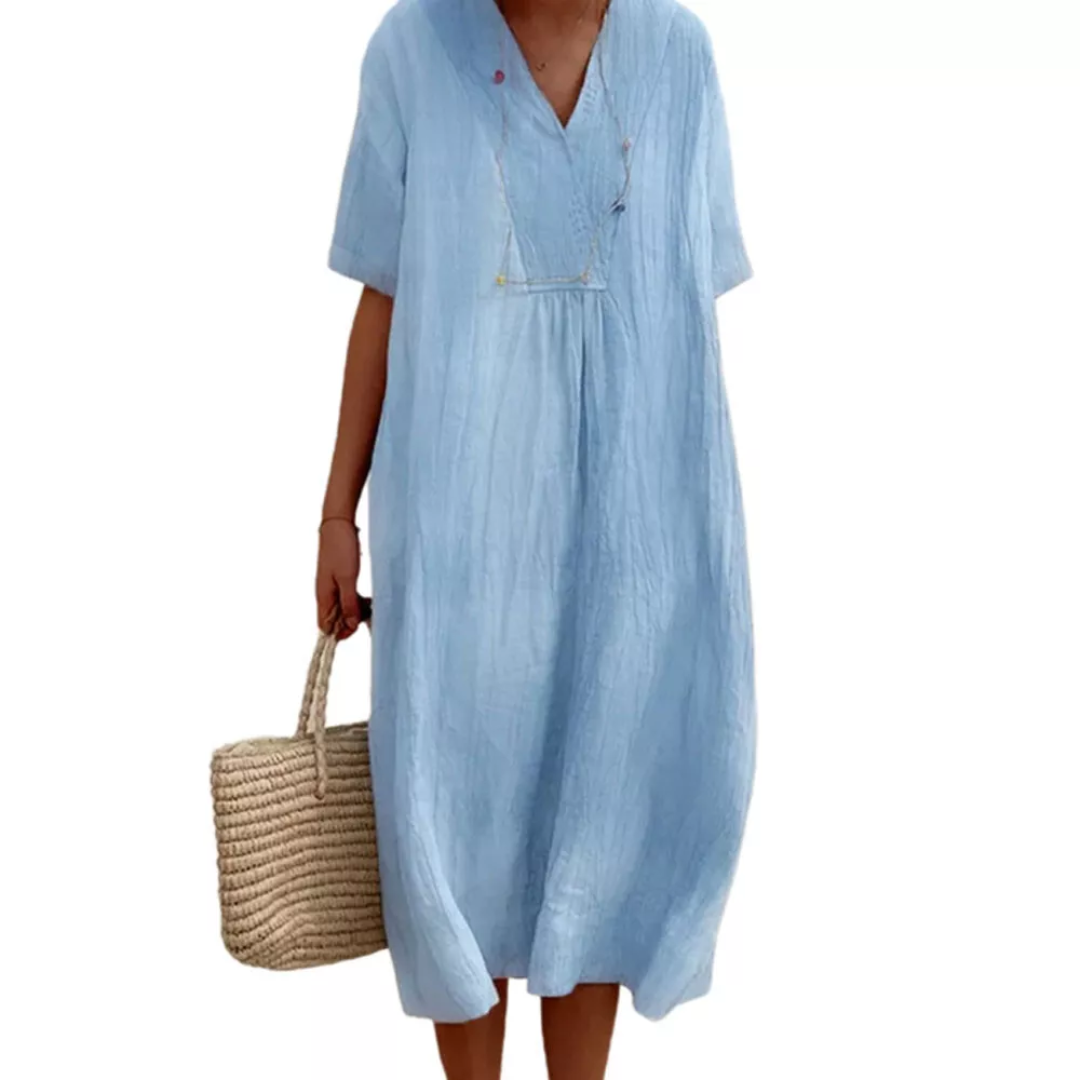 Losse Zomerjurk Vrouwelijk Comfortabel Jurk Lucia
