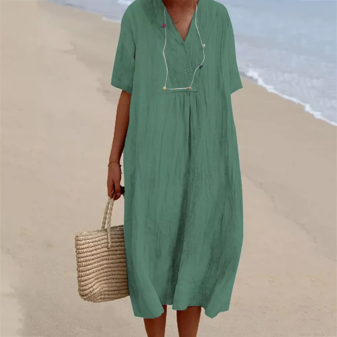 Losse Zomerjurk Vrouwelijk Comfortabel Jurk Lucia