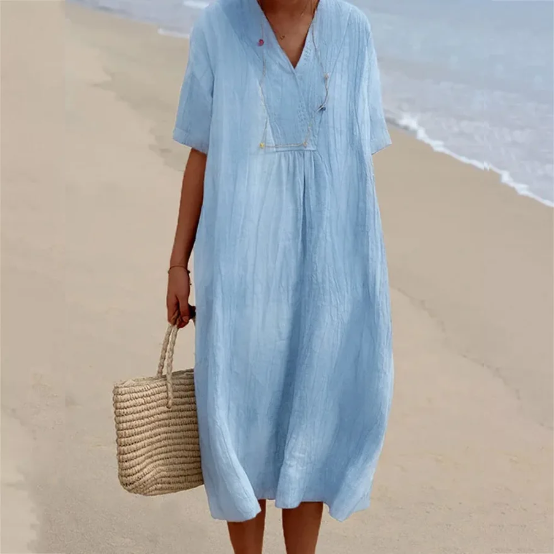 Losse Zomerjurk Vrouwelijk Comfortabel Jurk Lucia