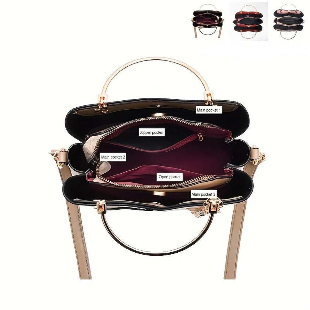 Stijlvolle Dameshandtas Luxe Lederen Design