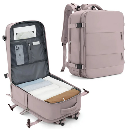 Koffer Handbagage Ruim en Licht voor Vliegreizen - Mode Vibes