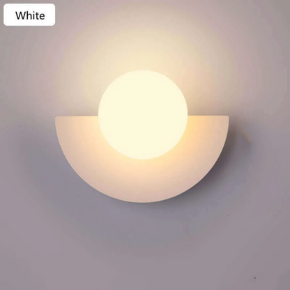 Halve Maan Wandlamp Metalen Luna Design