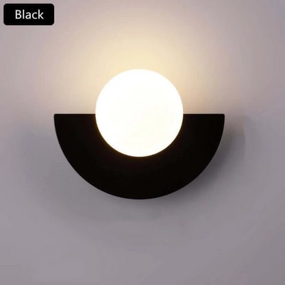 Halve Maan Wandlamp Metalen Luna Design