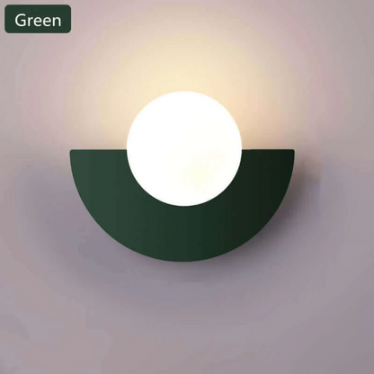 Halve Maan Wandlamp Metalen Luna Design