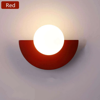 Halve Maan Wandlamp Metalen Luna Design