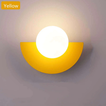Halve Maan Wandlamp Metalen Luna Design