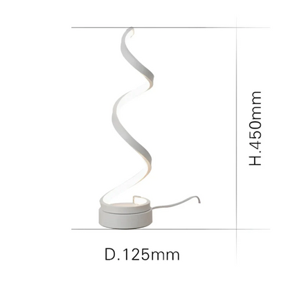 Tafellamp Dimbaar Modern Spiraal Design LumaSpiral