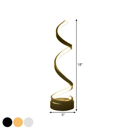 Tafellamp Dimbaar Modern Spiraal Design LumaSpiral