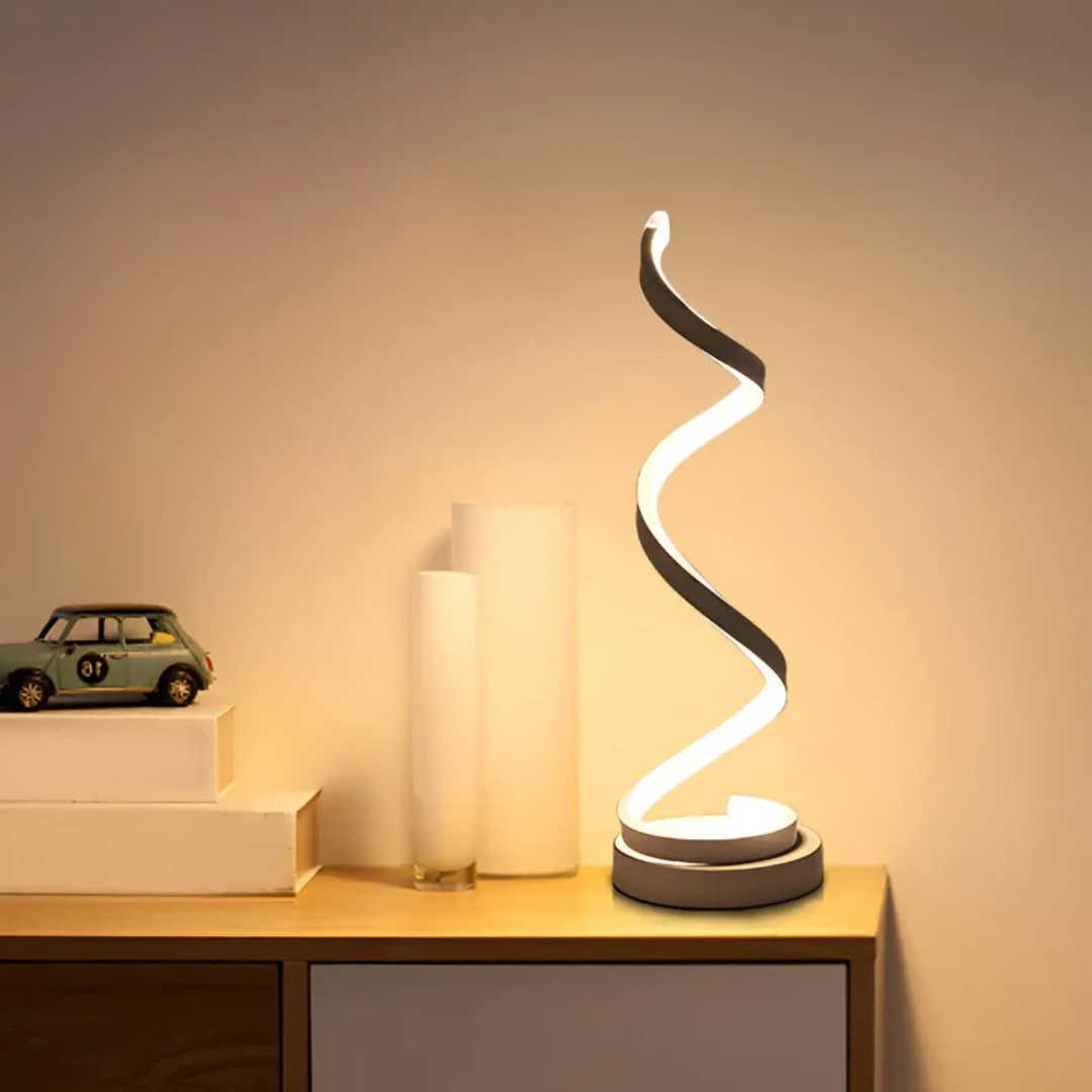 Tafellamp Dimbaar Modern Spiraal Design LumaSpiral - Mode Vibes