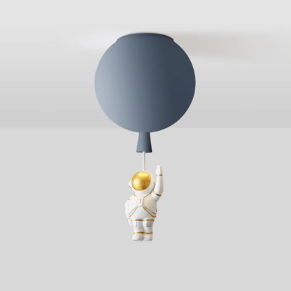 Kinderkamer Plafondlamp LED Maan Astronaut Design