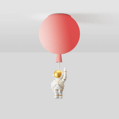 Kinderkamer Plafondlamp LED Maan Astronaut Design