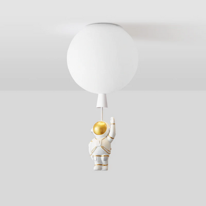 Kinderkamer Plafondlamp LED Maan Astronaut Design