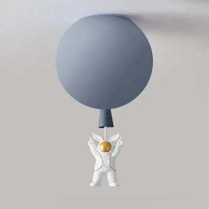 Kinderkamer Plafondlamp LED Maan Astronaut Design