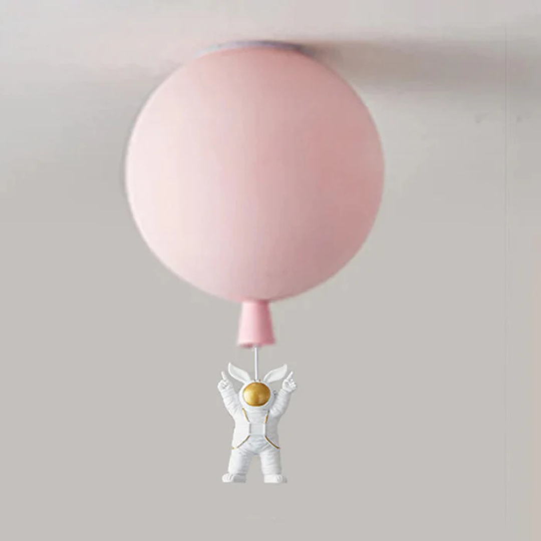 Kinderkamer Plafondlamp LED Maan Astronaut Design