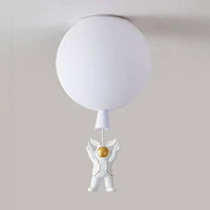 Kinderkamer Plafondlamp LED Maan Astronaut Design
