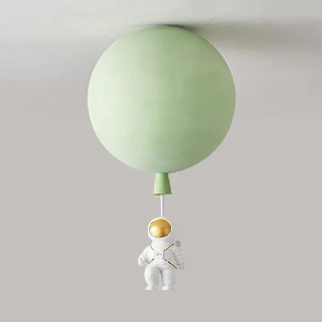 Kinderkamer Plafondlamp LED Maan Astronaut Design