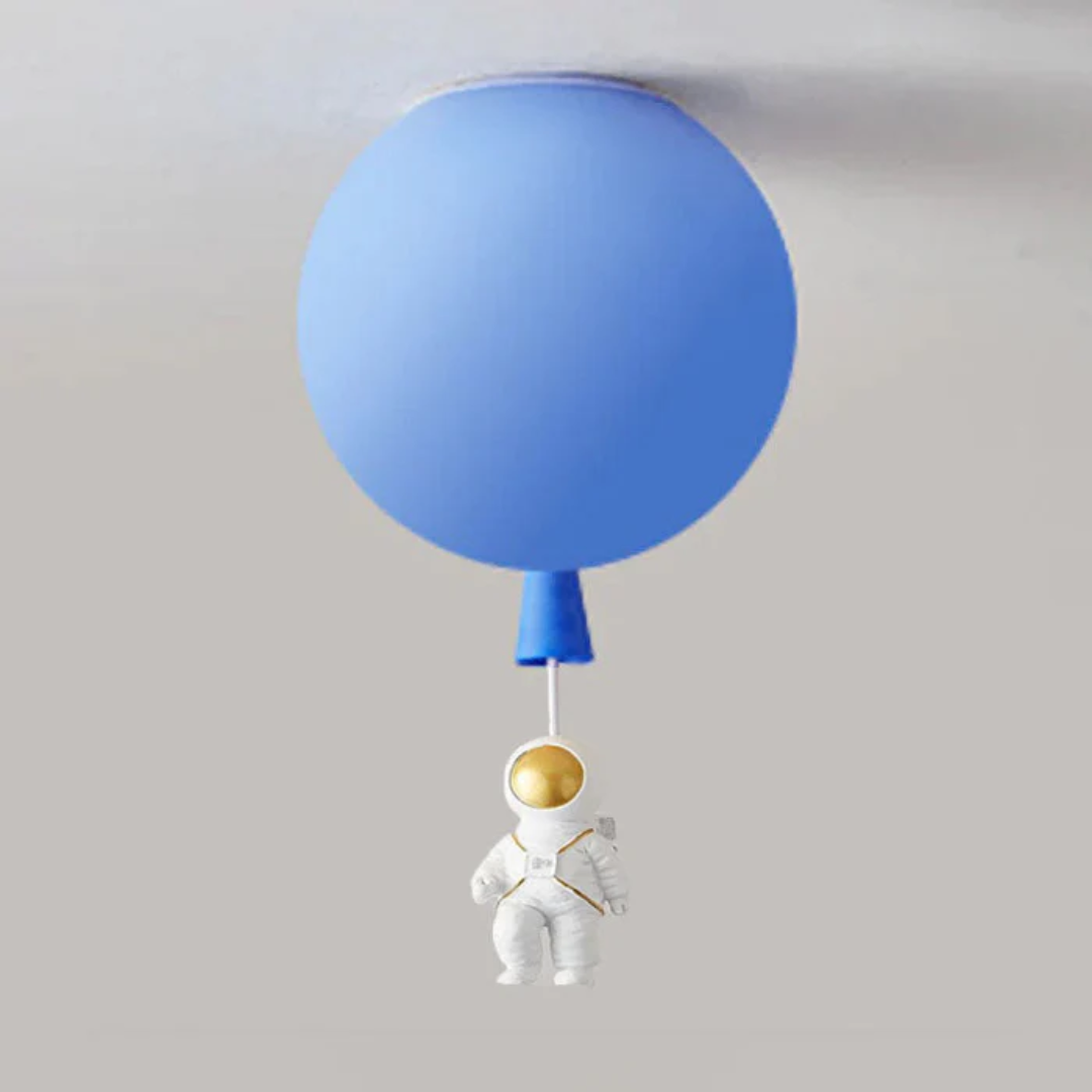 Kinderkamer Plafondlamp LED Maan Astronaut Design