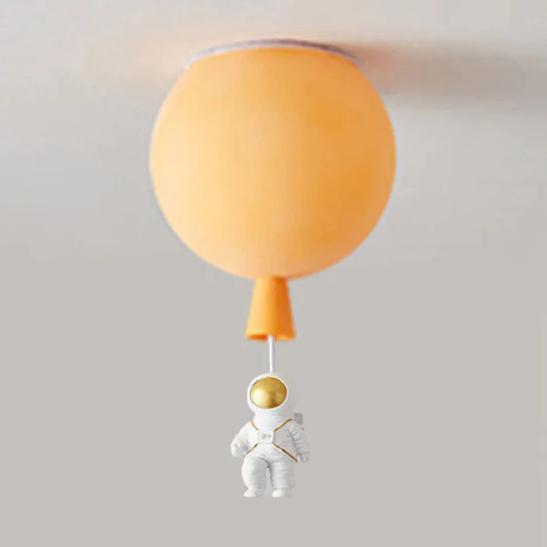 Kinderkamer Plafondlamp LED Maan Astronaut Design