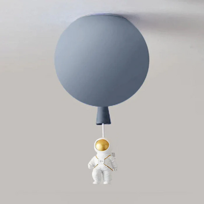Kinderkamer Plafondlamp LED Maan Astronaut Design