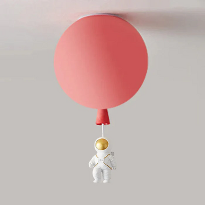 Kinderkamer Plafondlamp LED Maan Astronaut Design