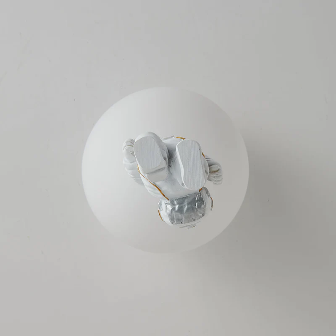 Kinderkamer Plafondlamp LED Maan Astronaut Design