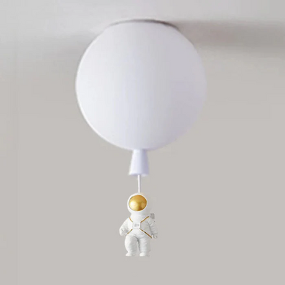 Kinderkamer Plafondlamp LED Maan Astronaut Design