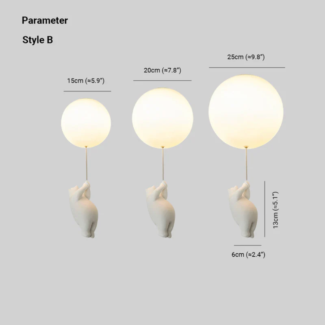 Plafondlamp Hanglamp Beer Balloon Decoratief Licht