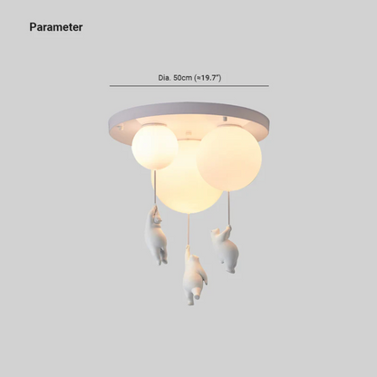 Plafondlamp Hanglamp Beer Balloon Decoratief Licht