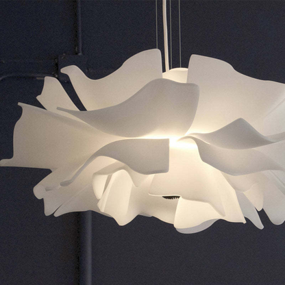 Bloemen Hanglamp Wit Metaal Modern Design Sophia