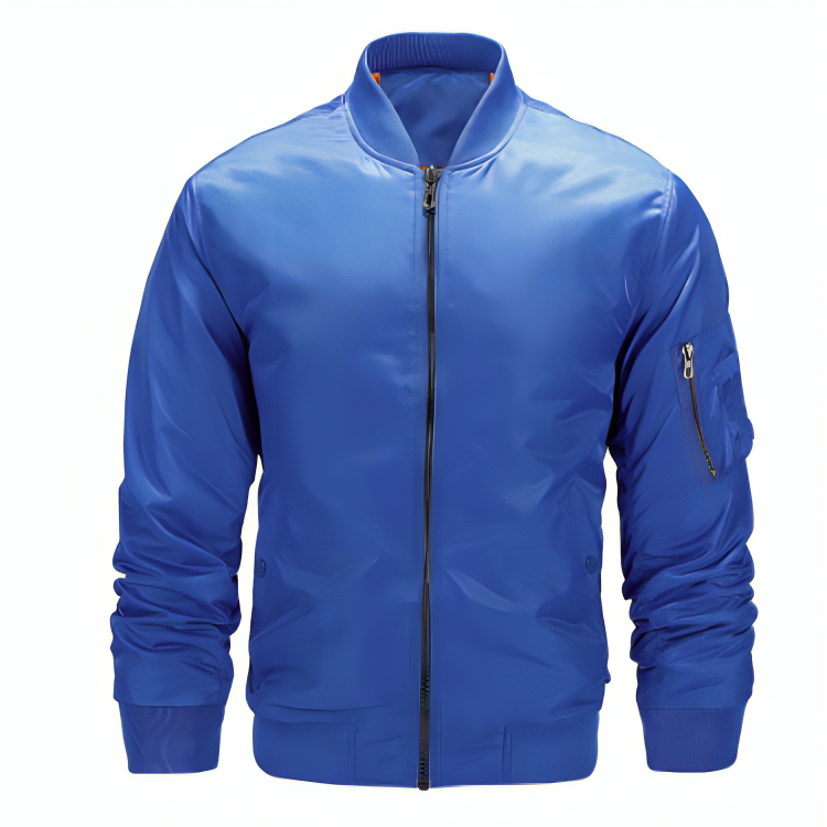 Heren Bomberjack Polyester Waterdicht en Stijlvol