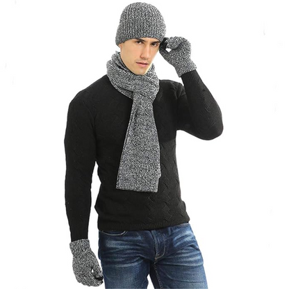 Heren Winter Muts en Handschoenen Set Warm Victor