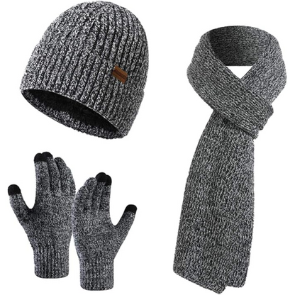 Heren Winter Muts en Handschoenen Set Warm Victor