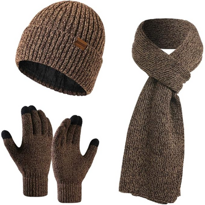 Heren Winter Muts en Handschoenen Set Warm Victor