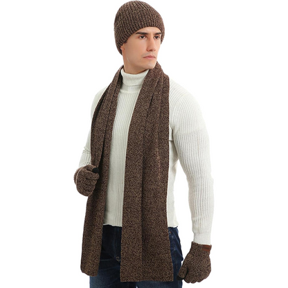 Heren Winter Muts en Handschoenen Set Warm Victor