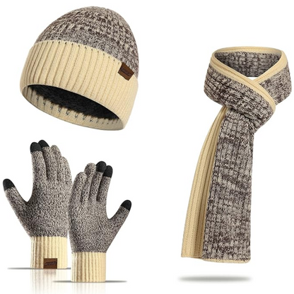 Heren Winter Muts en Handschoenen Set Warm Victor
